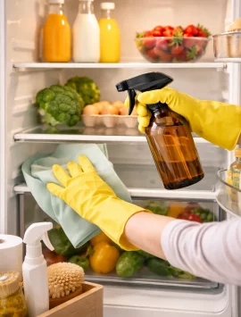 Limpieza interior de nevera